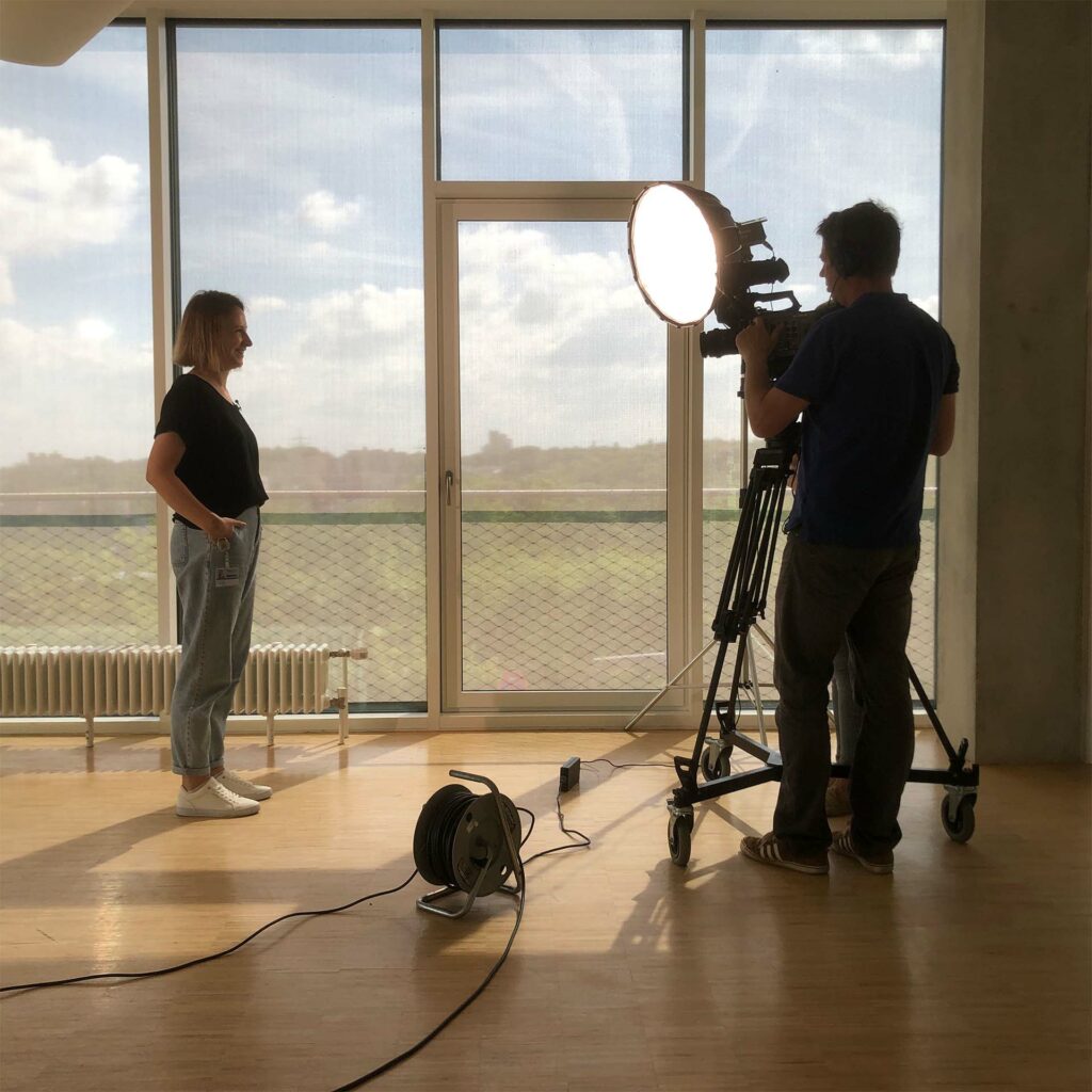 vierlaufende interner film coporate media b2b wuerzburg