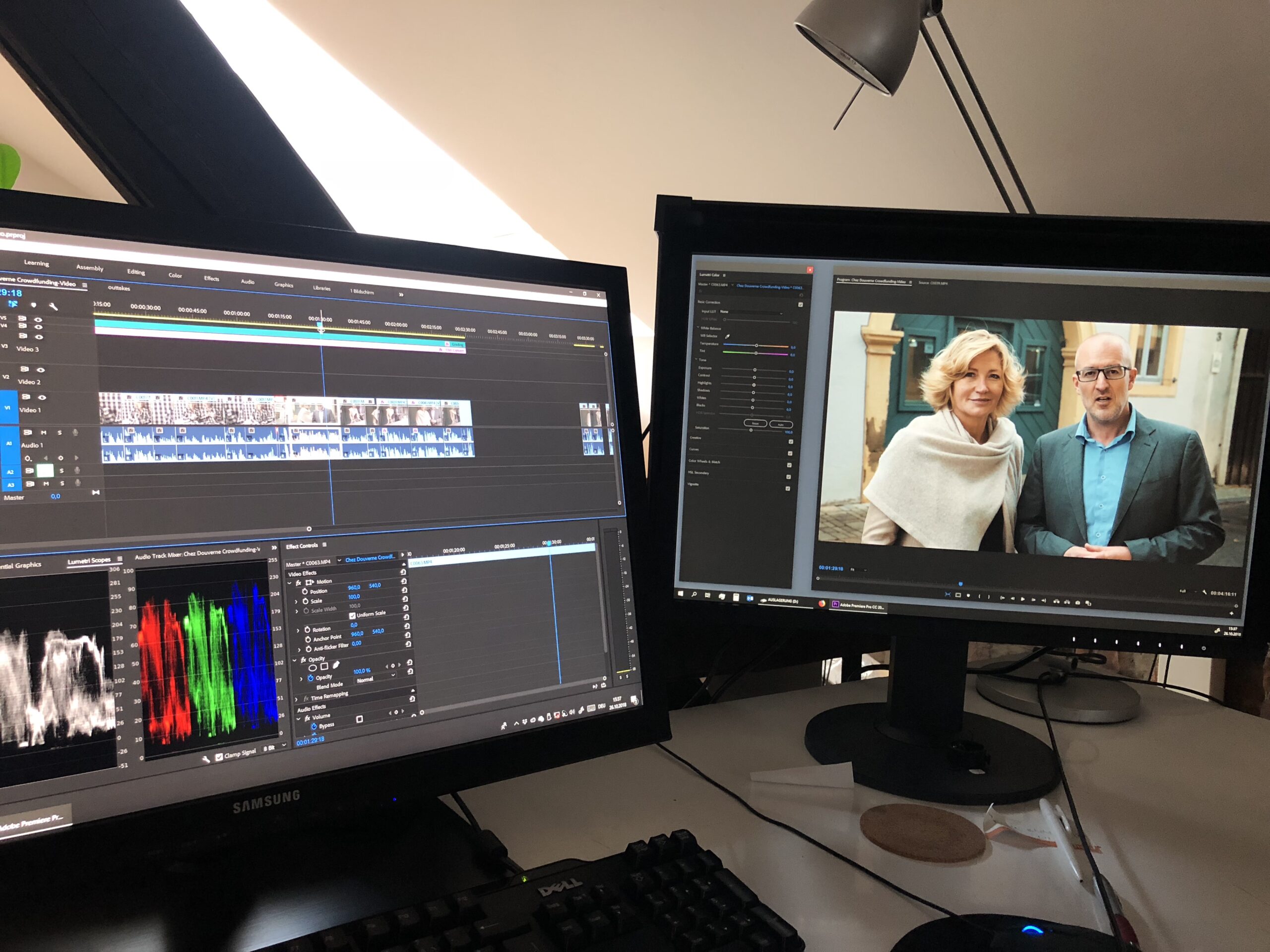 Filmschnitt und Postproduktion Projekte Würzburg vierlaufende