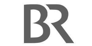 vierlaufende kundenlogo bayerischer rundfunk wuerzburg